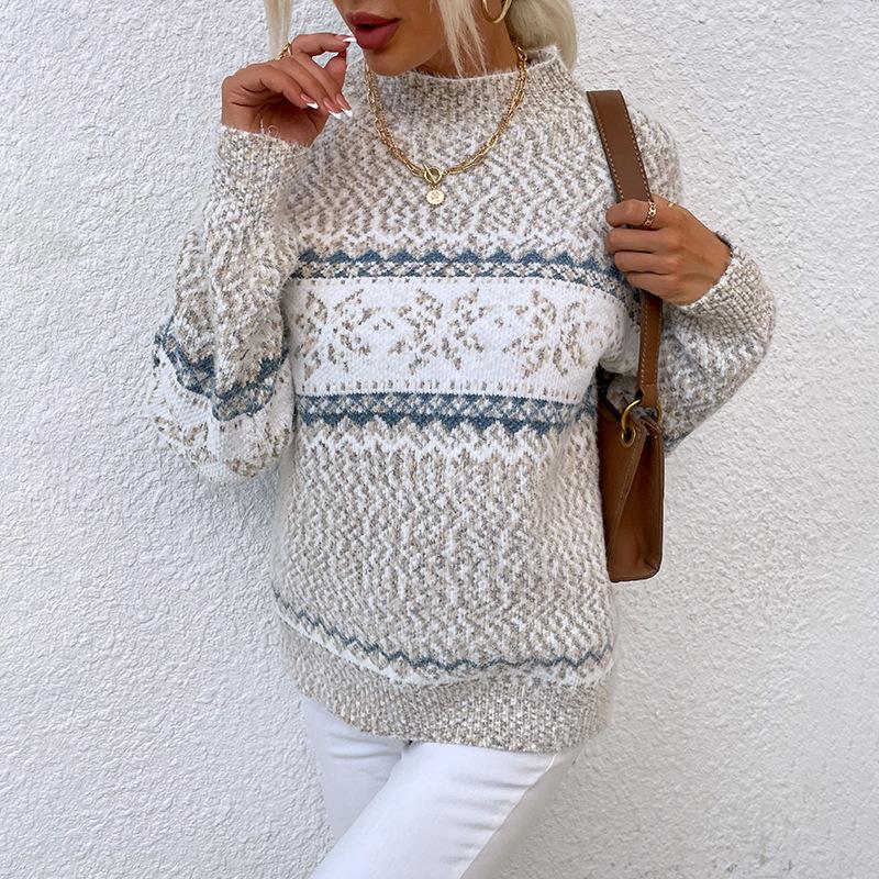 Snowflake Knit Sweater