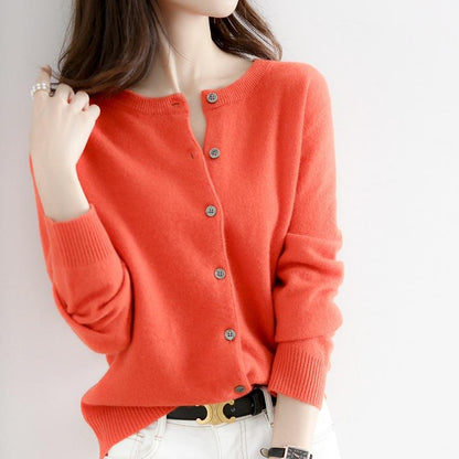 Thin loose outerwear inner sweater