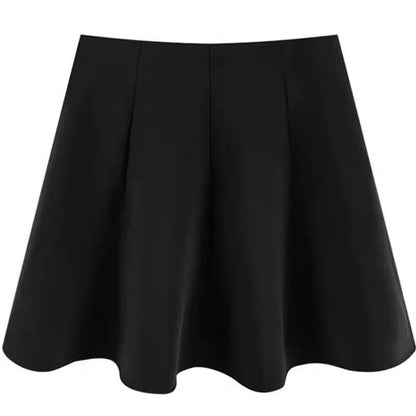 Fashionable Pleated Puffy Skirt