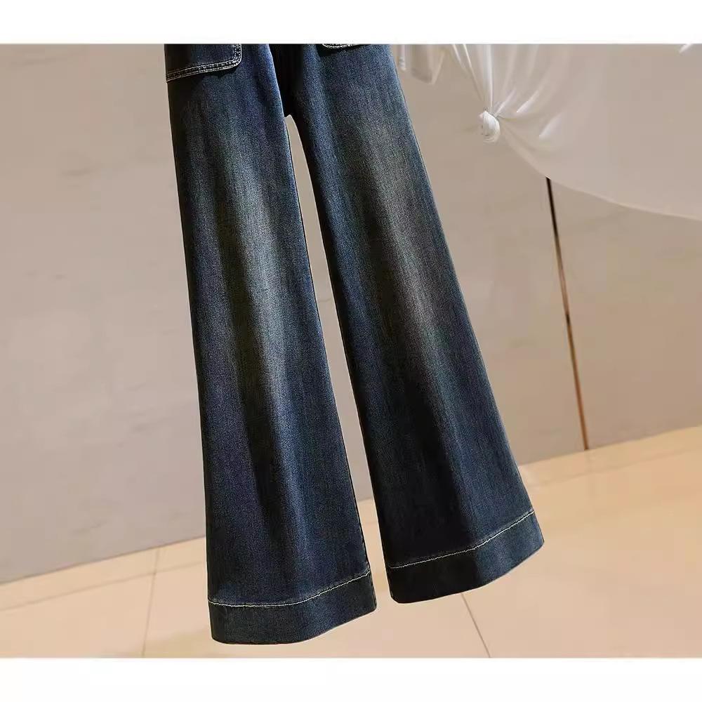 High-rise wide-leg jeans