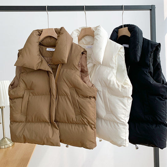 Fashion 90 white duck down vest