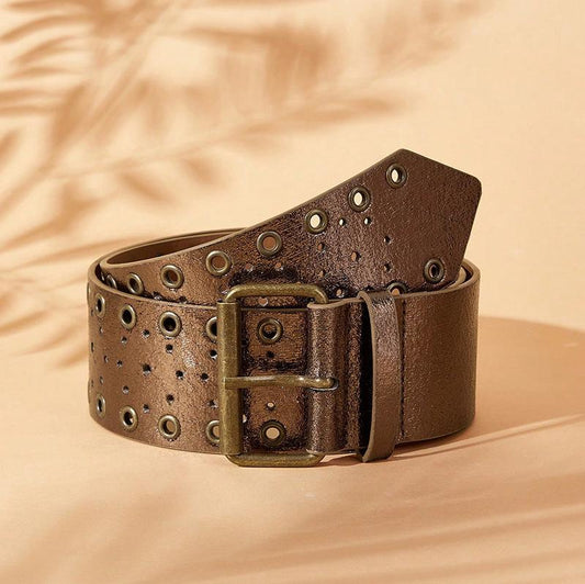 Western Cowboy Hollow Alloy Belt