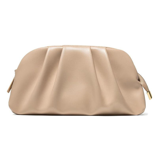 Soft Pleated PU Evening Clutch