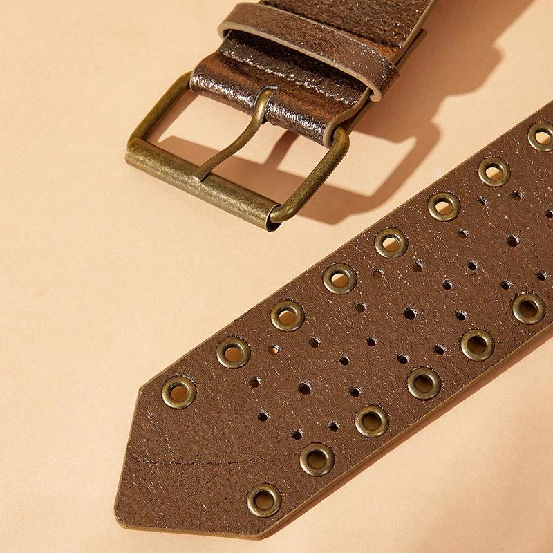 Western Cowboy Hollow Alloy Belt