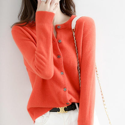 Thin loose outerwear inner sweater